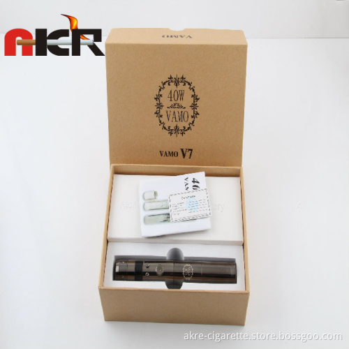 Vamo V7 Mod 40W Variable Voltage and Wattage E Cigarette Mod